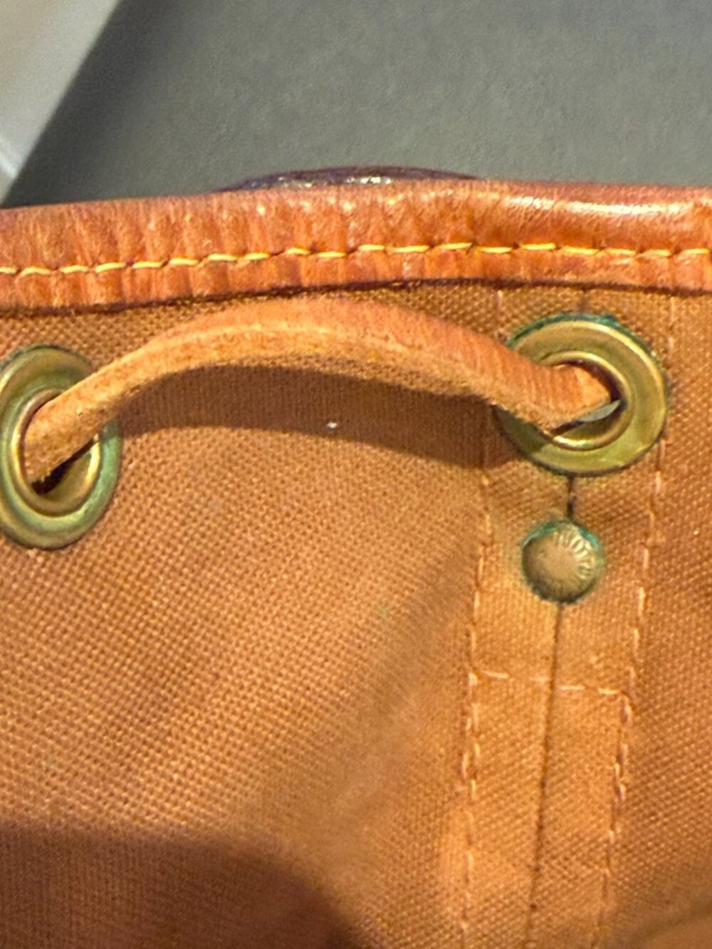 LOUIS VUITTON Noe GM Monogram Canvas Brown Drawstring Bucket Shoulder Bag - Picture 14 of 15